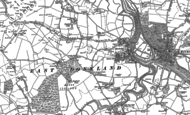 Old Map of Rowhedge, 1896