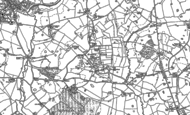 Old Map of Rowney Green, 1883