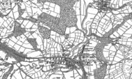 Old Map of Rowsley, 1878 - 1879