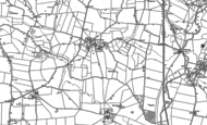 Old Map of Rowton, 1880