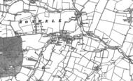 Old Map of Roxwell, 1895