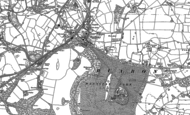 Old Map of Ruabon, 1909 - 1910