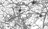 Old Map of Rubery, 1883