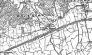 Old Map of Ruckinge, 1896 - 1906