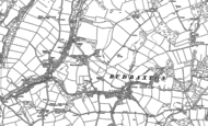 Old Map of Rudbaxton, 1887