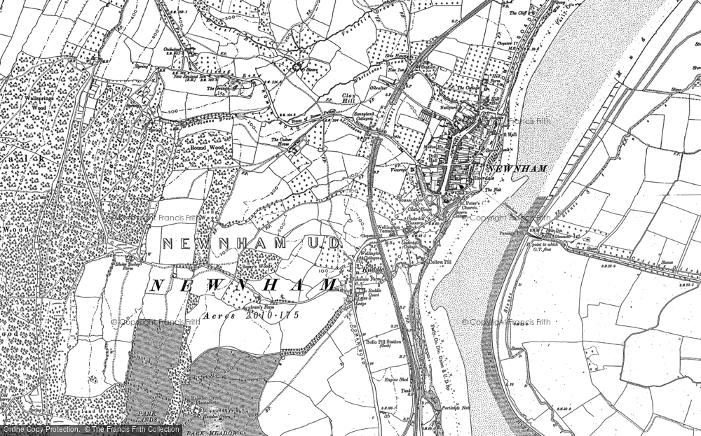Old Map of Ruddle, 1879 - 1901 in 1879