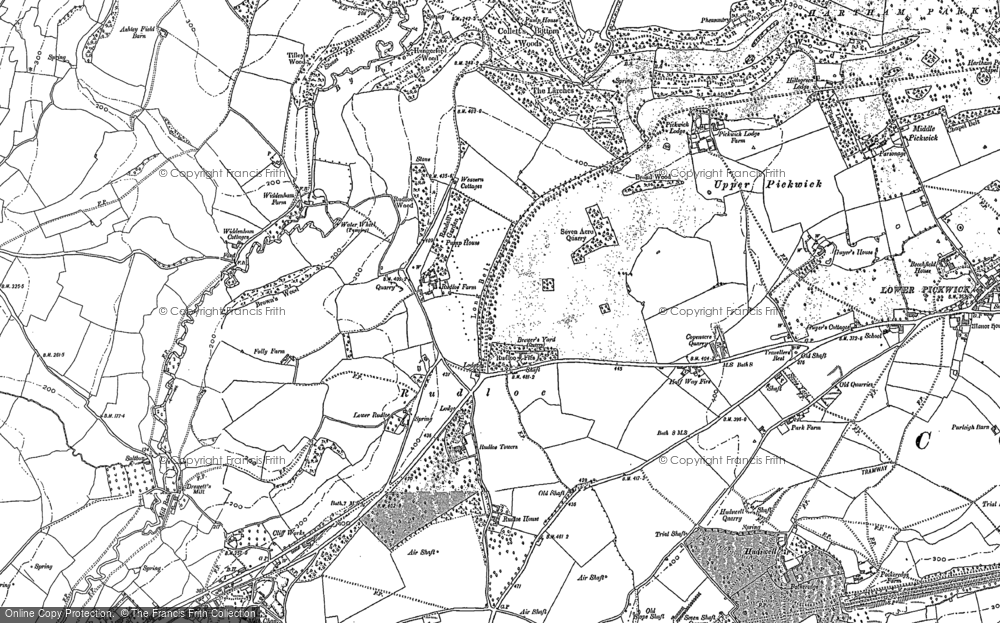 Old Map of Rudloe, 1919 in 1919