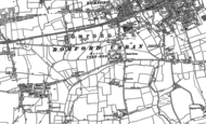 Old Map of Rush Green, 1895