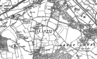 Old Map of Rush Green, 1897 - 1919