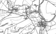 Old Map of Rushall, 1899