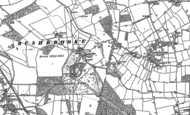 Old Map of Rushbrooke, 1883