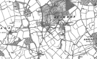 Old Map of Rushden, 1896