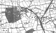 Old Map of Rushton, 1884 - 1899