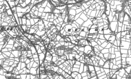 Old Map of Rushton Spencer, 1897 - 1898