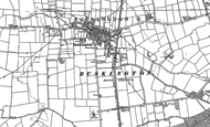 Old Map of Ruskington, 1887