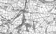 Old Map of Ruthernbridge, 1880