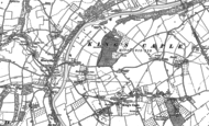 Old Map of Ruxton, 1887
