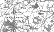 Old Map of Ryeish Green, 1898 - 1909