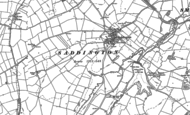 Old Map of Saddington, 1885