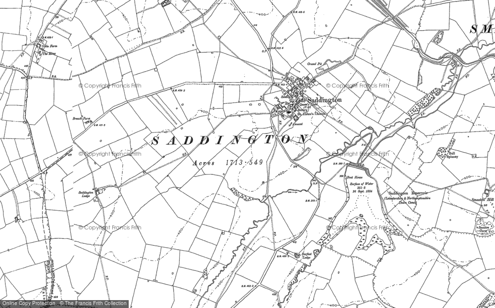 Saddington, 1885