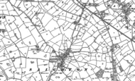 Old Map of Saighton, 1897 - 1908