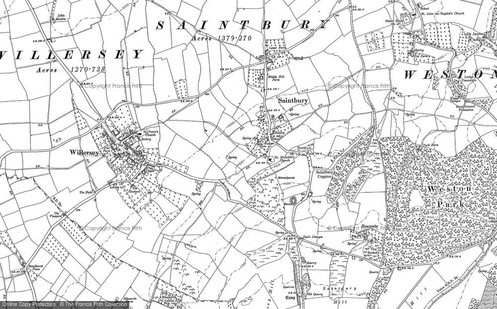 Saintbury, 1880 - 1900