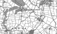 Old Map of Sale Green, 1884