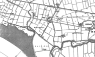 Old Map of Salt End, 1888 - 1889