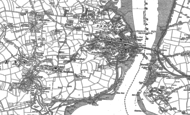 Old Map of Saltash, 1888 - 1905
