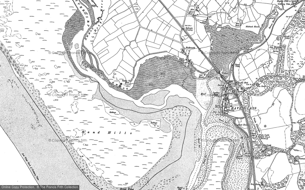 Old Map of Saltcoats, 1897 - 1898 in 1897