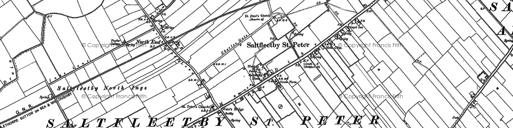 Old map of North End in 1888