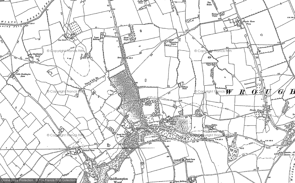 Old Map of Salthrop Ho, 1899 in 1899