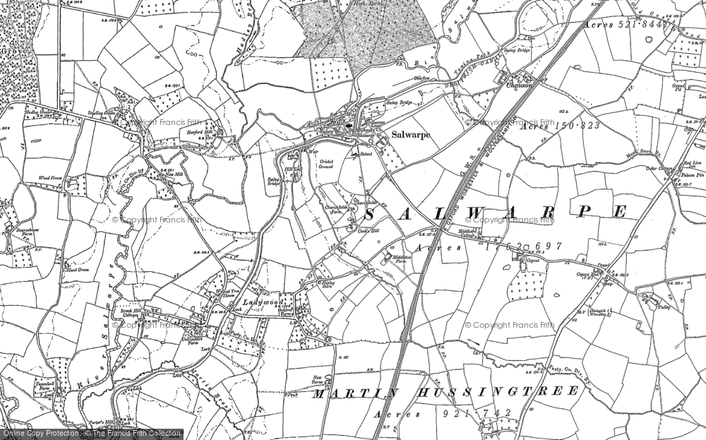 Old Map of Salwarpe, 1883 - 1884 in 1883