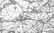 Old Map of Samlesbury, 1892