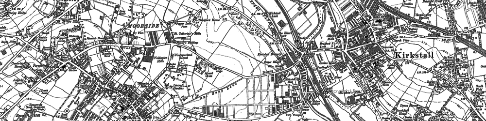 Old map of Sandford in 1847