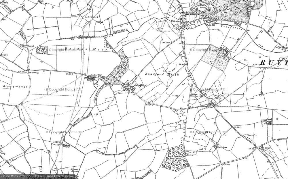 Old Map of Sandford, 1875 - 1900 in 1875