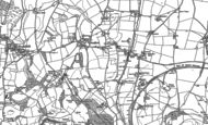 Old Map of Sandford, 1907
