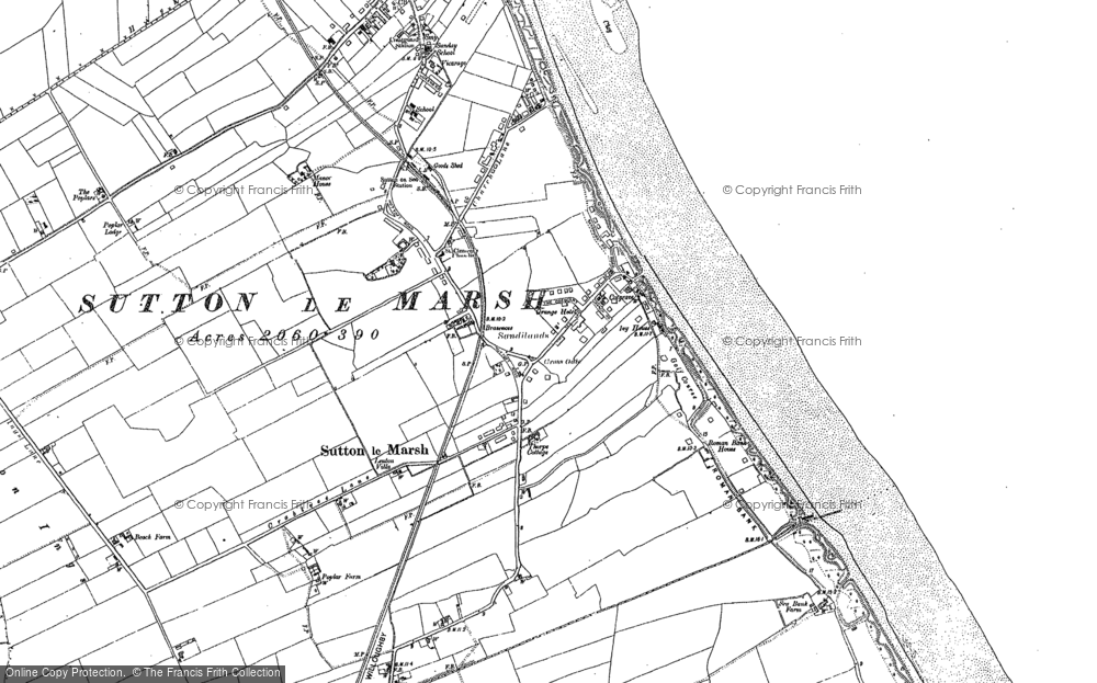 Old Map of Sandilands, 1905 in 1905