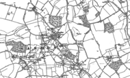 Old Map of Sandon, 1896