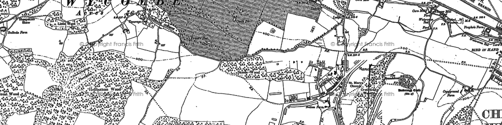 Old map of Sands in 1897