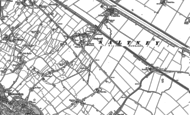 Old Map of Sandycroft, 1898 - 1909