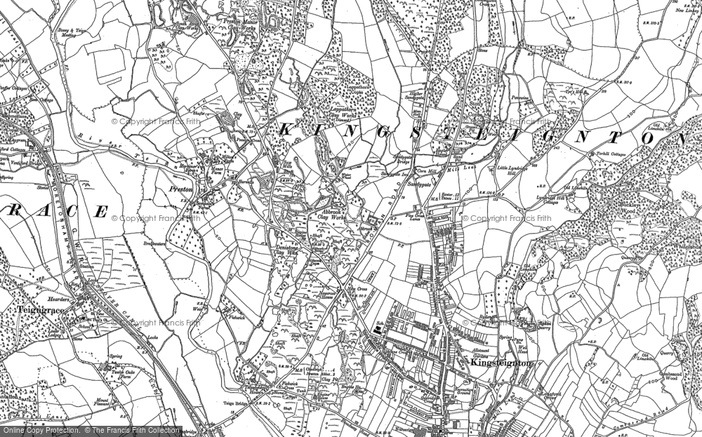 Old Map of Sandygate, 1887 in 1887