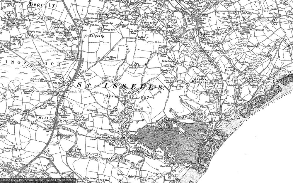 Old Map of Sardis, 1906 in 1906