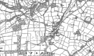 Old Map of Satley, 1895