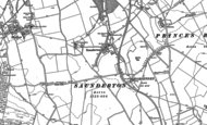Old Map of Saunderton, 1897