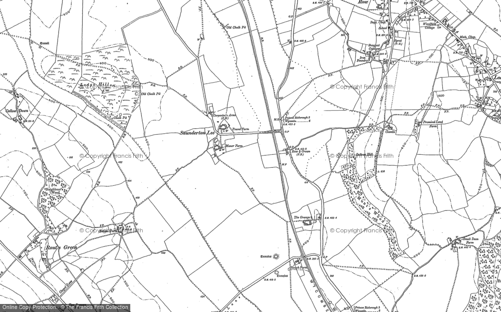 Old Map of Saunderton Lee, 1897 in 1897