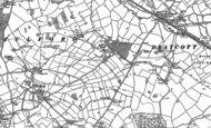 Old Map of Saverley Green, 1879 - 1880