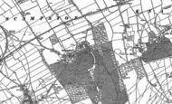 Old Map of Scampston, 1889