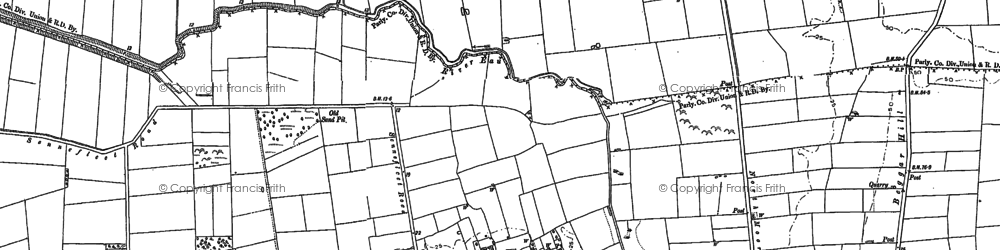Old map of Scotterthorpe in 1885