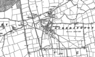Old Map of Scredington, 1887